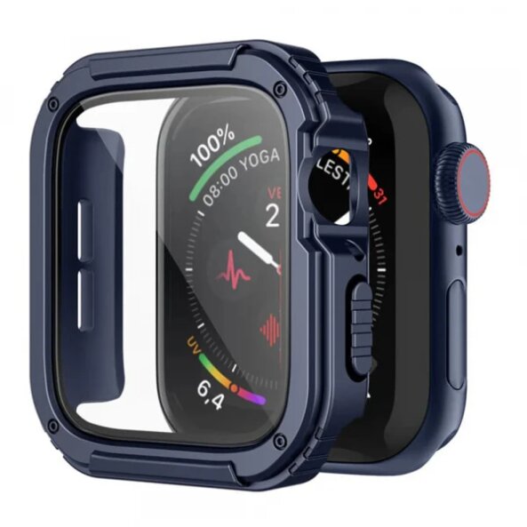 Husa Lito Armor 360 pentru Apple Watch 42mm Series, Albastra