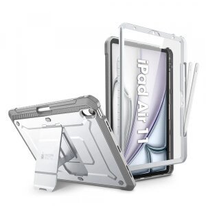 Husa pentru Apple iPad Air 11 (2025) / Air 11 (2024), Supcase, Unicorn Beetle Pro, Alba