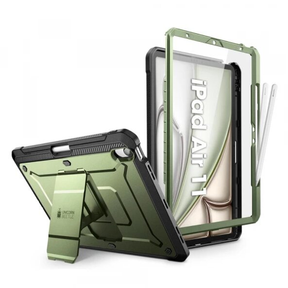 Husa pentru Apple iPad Air 11 (2025) / Air 11 (2024), Supcase, Unicorn Beetle Pro, Verde