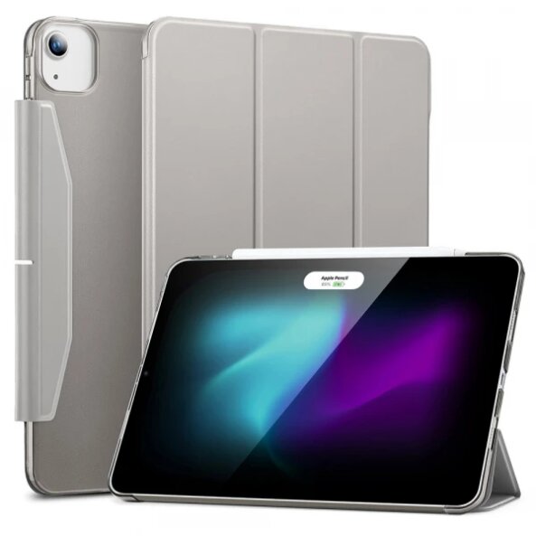Husa pentru Apple iPad Air 13 (2025) / Air 13 (2024), ESR, Ascend Trifold, Gri Satinata