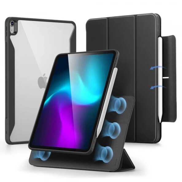 Husa pentru Apple iPad Air 13 (2025) / Air 13 (2024), ESR, Rebound Hybrid, Neagra