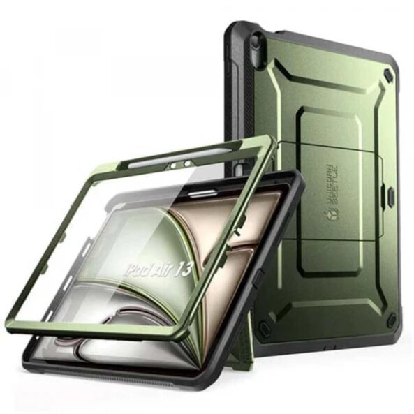 Husa pentru Apple iPad Air 13 (2025) / Air 13 (2024), Supcase, Unicorn Beetle Pro, Verde
