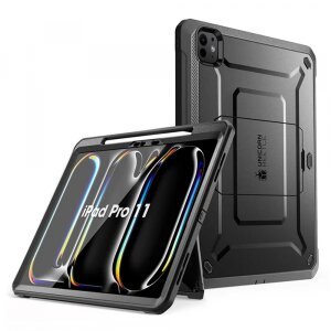 Husa pentru Apple iPad Pro 11 (2024), Supcase, Unicorn Beetle Pro, Neagra