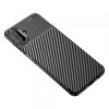 Husa pentru Samsung Galaxy A07 4G A075, Techsuit, CarbonFiber, Neagra