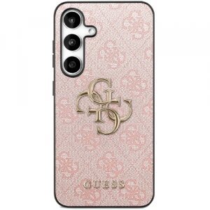 Husa pentru Samsung Galaxy S25 FE, Guess, 4G Metal Logo, Roz