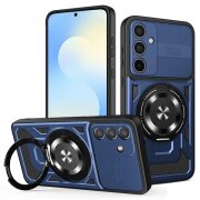 Husa pentru Samsung Galaxy S25 FE, Techsuit, RuggedCam, Albastra