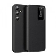 Husa pentru Samsung Galaxy S25 FE, Techsuit, SmartView, Neagra