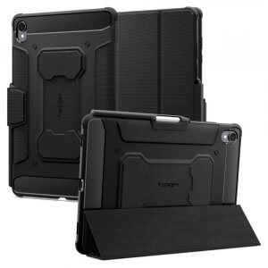 Husa pentru Samsung Galaxy Tab S11, Spigen, Rugged Armor Pro, Neagra
