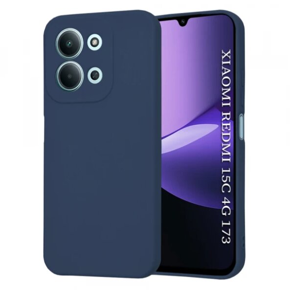 Husa pentru Xiaomi Redmi 15C 5G / 15C 4G, Techsuit, SoftFlex, Bleumarin