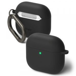 Husa Ringke   pentru Apple AirPods 4, Neagra