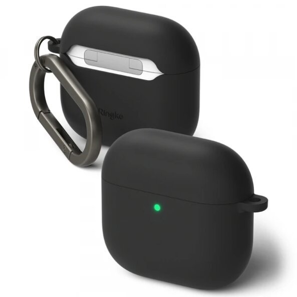 Husa Ringke   pentru Apple AirPods 4, Neagra