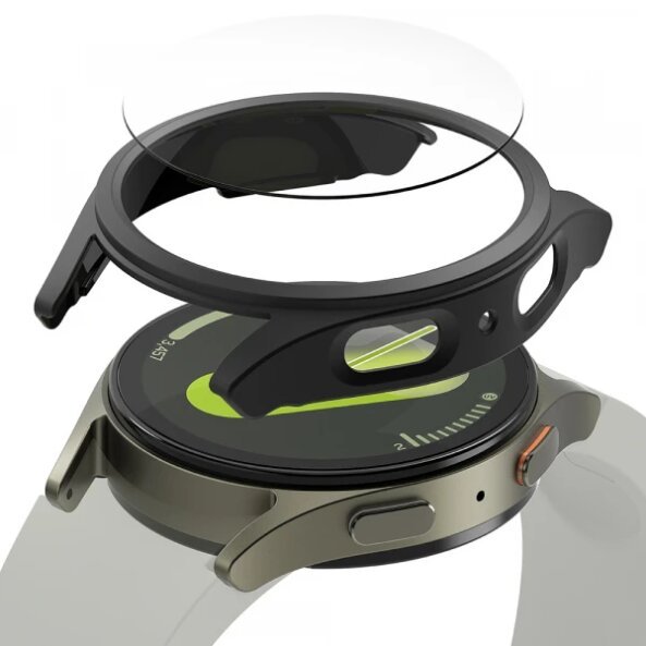 Husa Ringke Slim pentru Samsung Galaxy Watch7 44mm, Neagra Mata