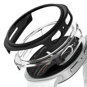 Husa Ringke Slim pentru Samsung Galaxy Watch8 Classic, Set 2 bucati, Neagra Mata