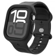 Husa Spigen Caseology Vault pentru Apple Watch Series 10 / 11 42mm, Neagra Mata