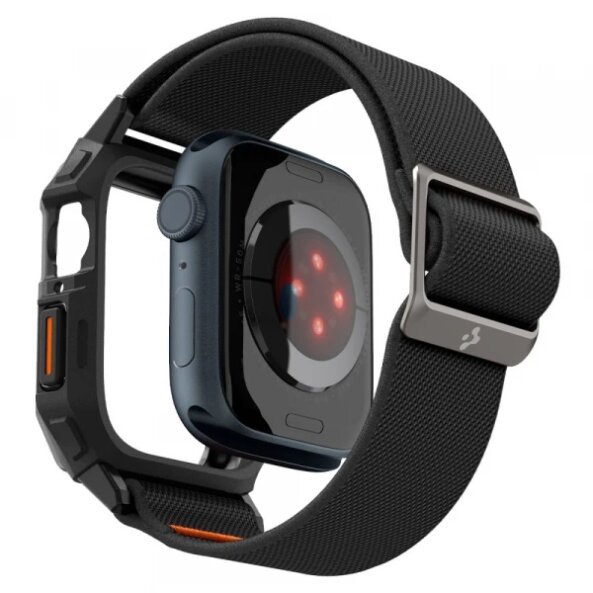 Husa Spigen Lite Fit Pro pentru Apple Watch 44mm Series, Neagra Mata