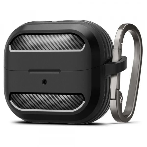 Husa Spigen Rugged Armor pentru Samsung Galaxy Buds 3 Pro / 3, Neagra