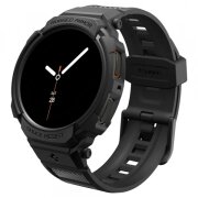 Husa Spigen Rugged Armor Pro pentru Samsung Galaxy Watch8 44mm, Neagra