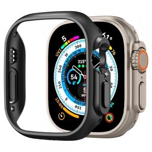Husa Spigen Thin Fit pentru Apple Watch Ultra Series, Neagra