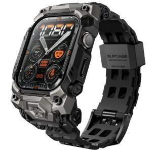 Husa Supcase Unicorn Beetle Ore Pro pentru Apple Watch Series 10 46mm, Neagra