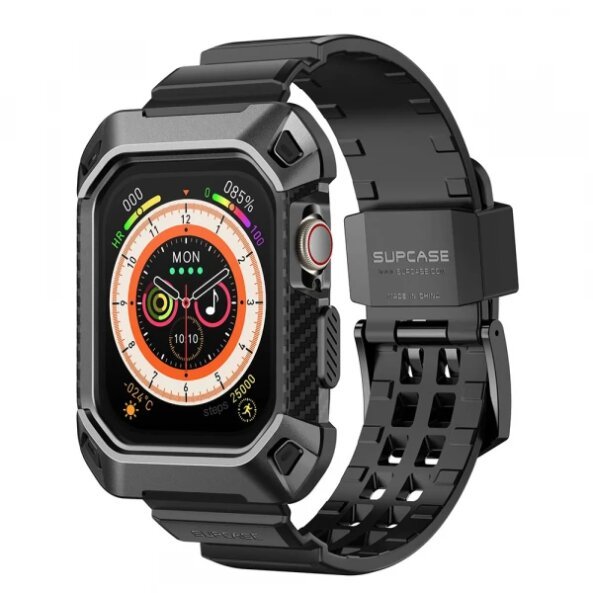 Husa Supcase Unicorn Beetle Pro pentru Apple Watch Series 10 46mm, Neagra