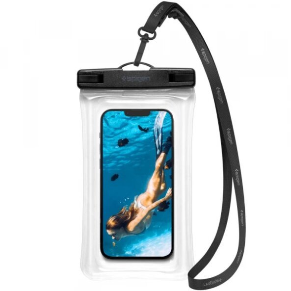 Husa Universala Waterproof pentru Telefon max. 6.9inch, Spigen, A610, Transparenta