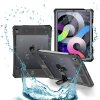 Husa Waterproof pentru Apple iPad Air (2022) / Air (2020), ShellBox, Neagra