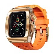 Husa Waterproof ShellBox   pentru Apple Watch 44mm Series, Roz
