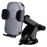 Incarcator Auto Wireless Borofone BH222 Leading, 15W, 1.67A, Negru 