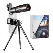 Kit Lentila Camera Telefon Techsuit W28, 28x, Negru