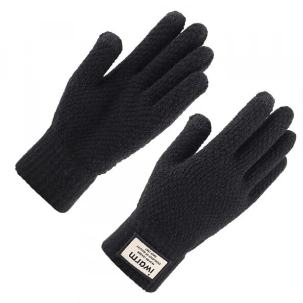 Manusi De Iarna Tactile Iwarm ST0007, Negre
