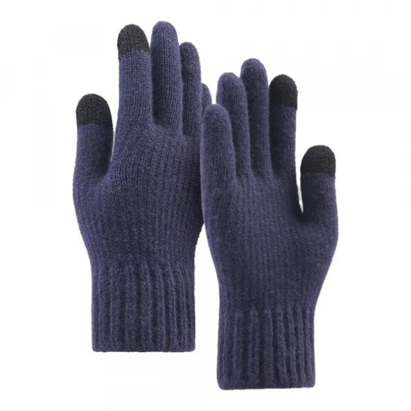 Manusi De Iarna Tactile Unisex Techsuit ST0012, Marime 22cm, Bleumarin