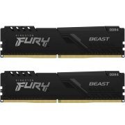 Memorie RAM Kingston Fury Beast, DDR4, 16GB, 3200Mhz KF432C16BBK2/16 