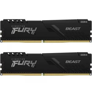 Memorie RAM Kingston Fury Beast, DDR4, 16GB, 3200Mhz KF432C16BBK2/16 