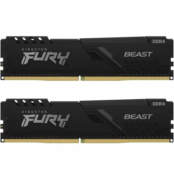 Memorie RAM Kingston Fury Beast, DDR4, 32GB, 3200MHz KF432C16BBK2/32 