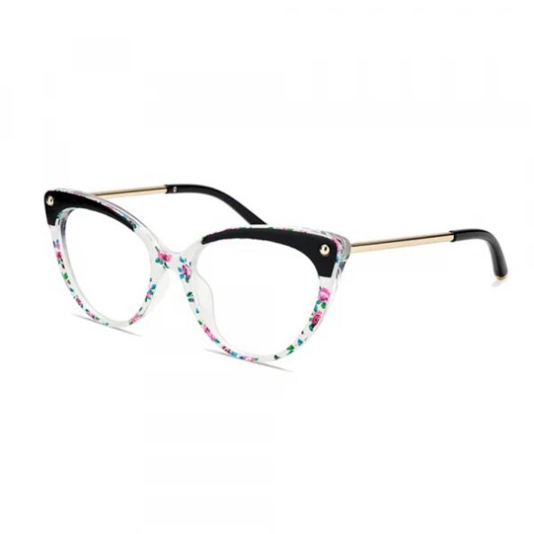 Ochelari De Calculator Dama Techsuit F93308, Anti-Blue Light, Negri Multicolori