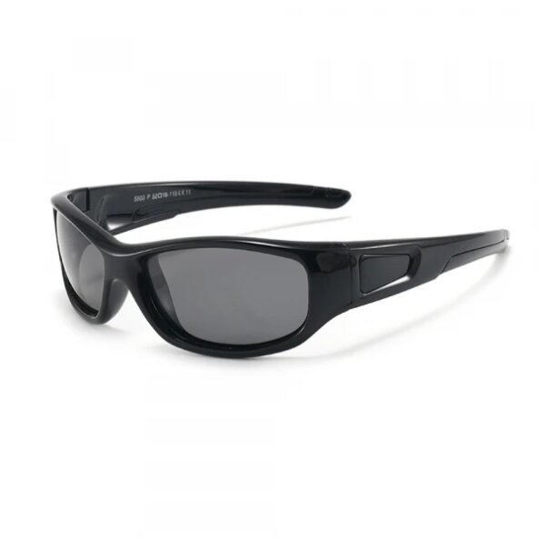 Ochelari De Soare Sport Copii Techsuit 800-C11, Polarizati, Negri