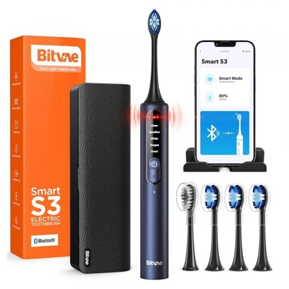 Periuta De Dinti Electrica Bitvae S3 Smart, Bleumarin