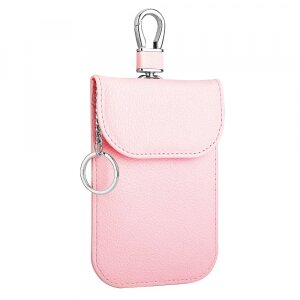 Portofel Antifurt RFID Techsuit AF2, Roz
