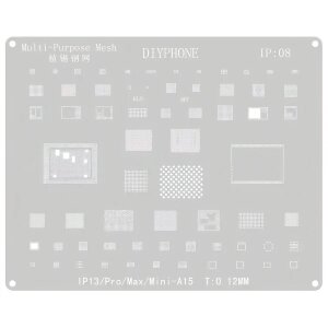 Sita BGA DIYPHONE IP:08 pentru Apple iPhone 13 / 13 mini / 13 Pro / 13 Pro Max 