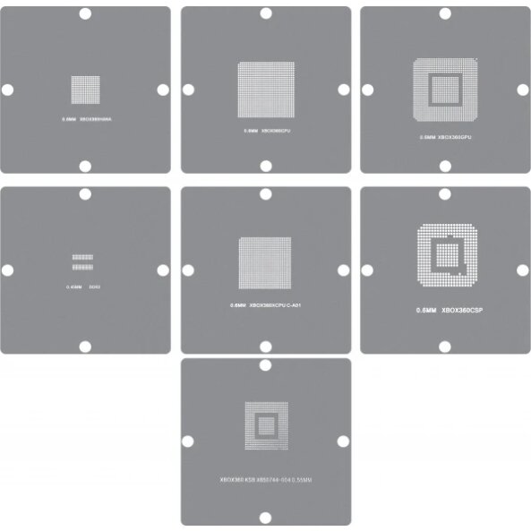 Sita BGA OEM pentru Microsoft Xbox 360, 7in1 