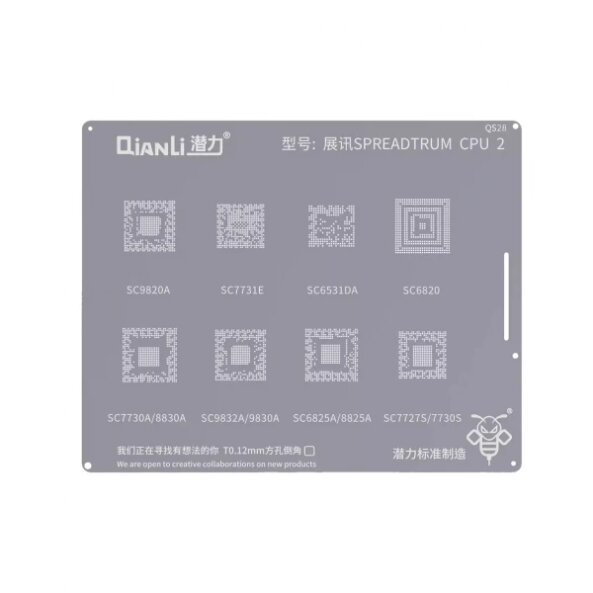 Sita BGA QIANLI QS28 pentru CPU Spreadtrum 2 Series 
