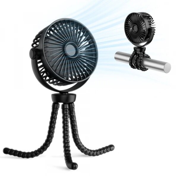 Ventilator Portabil Techsuit VP1, Negru