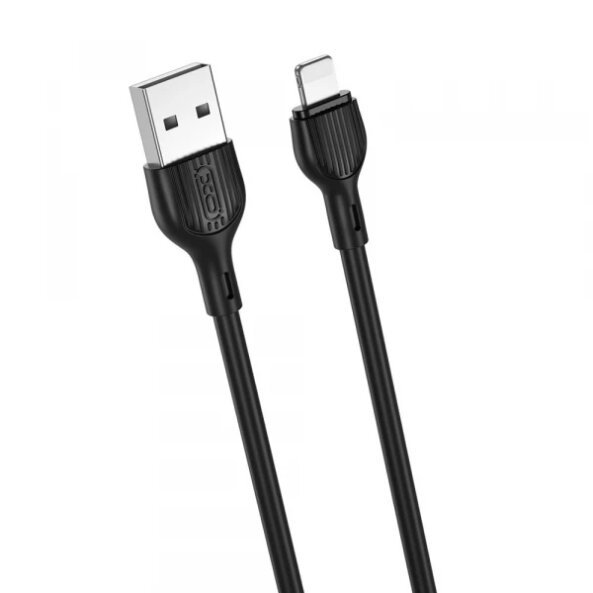 Cablu Date si Incarcare USB-A - Lightning XO Design NB200, 10.5W, 1m, Negru 