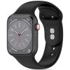 Curea Tech-Protect Silicone pentru Apple Watch 42mm / 41mm / 40mm Series, Neagra 