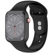 Curea Tech-Protect Silicone pentru Apple Watch 42mm / 41mm / 40mm Series, Neagra 