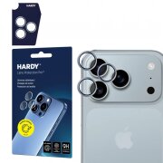 Folie de protectie Camera Spate 3MK Hardy Protection Pro pentru Apple iPhone 17 Pro Max / 17 Pro, Sticla Securizata, Bej