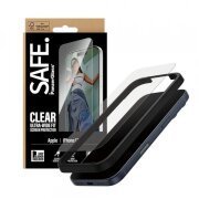 Folie de protectie Ecran PanzerGlass Safe. Ultra-Wide Fit EasyAligner pentru Apple iPhone 17 Pro, Sticla Securizata, Full Glue