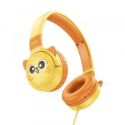 Handsfree 3.5mm HOCO W61 Kids Yellow Sun, Galben 