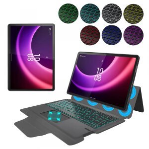 Husa cu Tastatura pentru Lenovo Tab P11 Gen 2, Techsuit, KeyTab Pro, Neagra