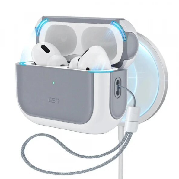 Husa ESR Orbit Hybrid pentru Apple Airpods Pro 3, Alba 